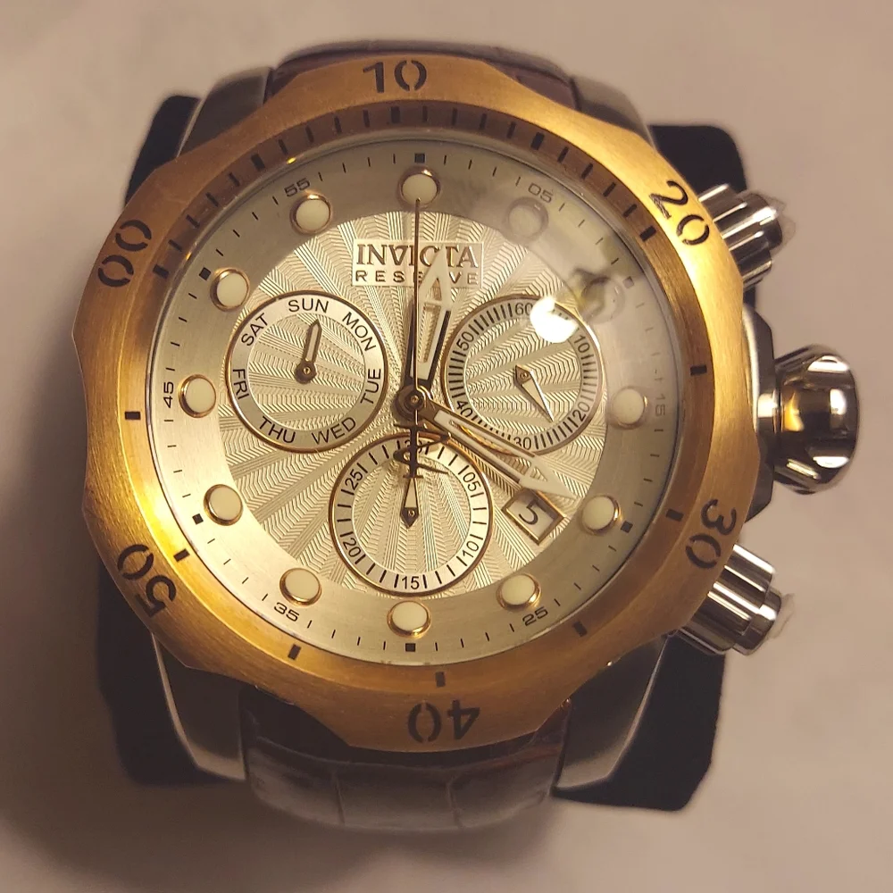 New invicta venom elegance swiss chronograph